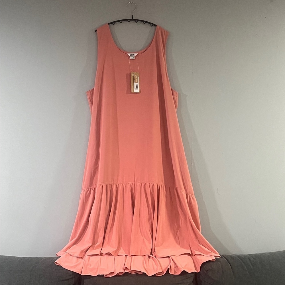 Eddie Bauer Coral Dress Size Xxl
